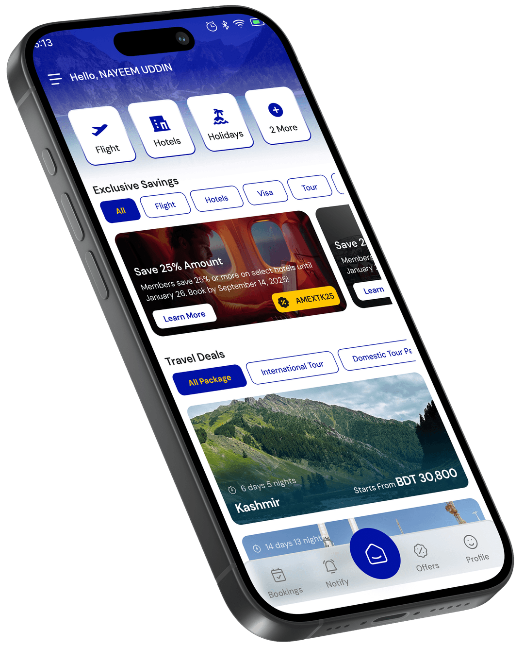 Mobile app preview
